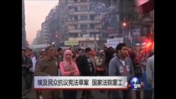埃及民众抗议宪法草案 国家法院罢工