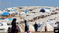 Kamp para pengungsi Suriah di Atmeh, provinsi Idlib, Suriah utara (foto: dok).