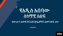 የአዲስ አበባው ሰላማዊ ሰልፍ 