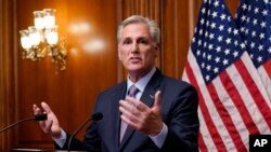 前美国众议院议长凯文·麦卡锡（Kevin McCarthy)