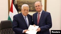 የፍልስጤማውያን ራስ ገዝ ፕሬዚደንት ማህሙድ አባስ፣ በጠቅላይ ሚኒስትር መመሀድ ሙስጠፋ 