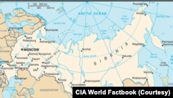 俄罗斯及莫斯科地理位置示意图