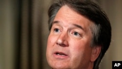 美国最高法院法官提名人卡瓦诺星期一接受福克斯新闻的电视采访