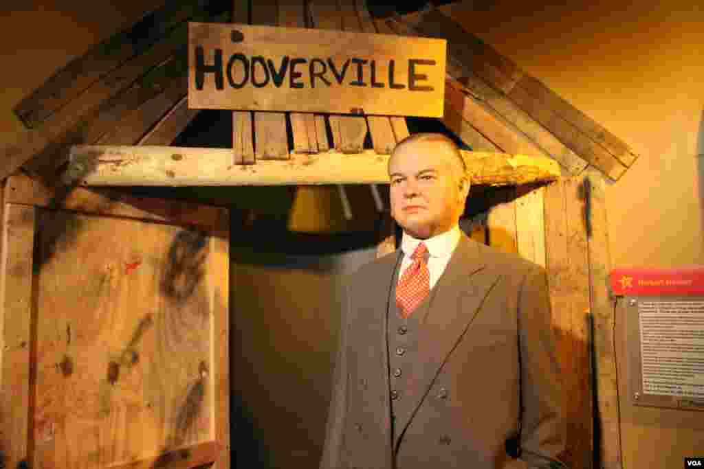 مجسمه هربرت هوور در موزه مادام توسو