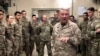 FILE - General Kenneth McKenzie, head of U.S. Central Command, speaks with U.S. troops while visiting Forward Operating Base Fenty in Jalalabad, Afghanistan, September 9, 2019.
