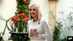 Ivanka Trump, the daughter and senior adviser to U.S. President Donald Trump, is interviewed by The Associated Press, Nov. 8, 2019, in Rabat, Morocco.