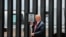 U.S. President Donald Trump prepares to autograph a plaque commemorating the construction of the 200th mile of border wall while visiting the wall on the U.S.-Mexico border in San Luis, Arizona, June 23, 2020.