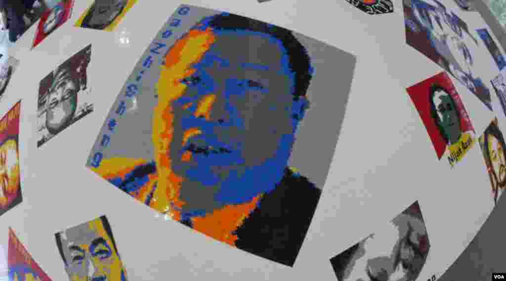 高智晟的乐高造型（美国之音国符拍摄）