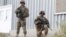 US soldiers stand guard in Qalat, Zabul province, Afghanistan, November 28, 2012.