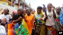 Quelques ivoiriennes , lors de dernières élections en Côte d'Ivoire