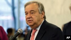  የተመድ ዋና ፀኃፊ አንቶንዮ ጉቴሬዝ