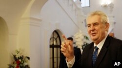 Predsjednik Republike Češke Miloš Zeman 