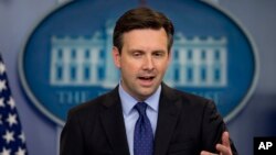 조시 어니스트 미 백악관 대변인 (자료사진)