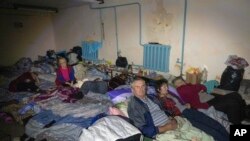 Жители Курской области в укрытии (архивное фото)