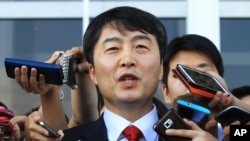 Lee Seok-ki, anggota legislatif sayap kiri Korea Selatan di Seoul, Korea Selatan, 4 September 2013 (Foto: dok). Jaksa senior Kim Soo-Nam mendakwa Lee Seok-ki atas rencananya melancarkan serangan terhadap infrastruktur nasional di Korea Selatan bersama rekan-rekannya bulan Mei yang lalu, Kamis (26/9).