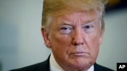 Le président Donald Trump au Northeast Iowa Community College, 26 juillet 2018.