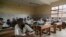 Students wear face masks as a preventive measure against the spread of the COVID-19 at Lycée Général Leclerc School Yaoundé, Cameroon, June 1, 2020. 