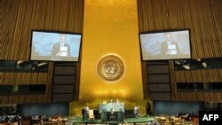 Azərbaycan prezidenti BMT Baş Məclisinin 65-ci sessiyasında çıxış edib