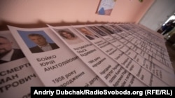 Ukraine -- Novotoshkivske village near the frontline in the Luhansk region of Ukraine at a polling place located inside of a school on March 28, 2019.