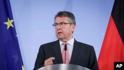 시그마 가브리엘 독일 외무장관.