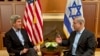 U.S. Secretary of State John Kerry (l) meets with Israeli Prime Minister Benjamin Netanyahu in Jerusalem, June 27, 2013.
