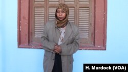 Nafisa, escaped genocide in Darfur, Sudan, in 2003, only to be displaced three more times, including in Libya.