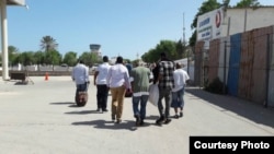 Fifty Somali nationals deported from the US arrive in Mogadishu on Friday, May 26, 2017. (Somali National News Agency -- SONNA) 