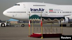 이란 국적항공사 '이란 에어' 소속 보잉 747SP 여객기.