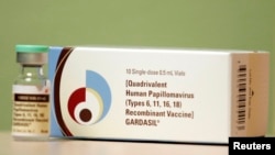 FILE - Gardasil, a Human Papillomavirus vaccine. 