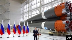 На фото: Президент Росії Володимир Путін. 12 квітня 2022