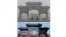 FILE - Cyclists ride past a traditional Chinese gateway during a day murky from fog and pollution in Beijing, on Oct. 26, 2007, top, and the same location on Feb. 5, 2022.