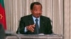 FILE - Cameroon President Paul Biya speaks at the presidential palace in Yaounde, April 19, 2013