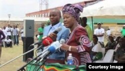 FILE - Edith Nawakwi of Zambia.