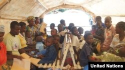 Des réfugiés en République démocratique du Congo (Photo des Nations Unies)