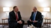 U.S. Secretary of State Michael R. Pompeo meets with Israeli Prime Minister Benjamin Netanyahu in Lisbon, Portugal, Dec. 4, 2019. (Credit: State Department)