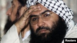 Masood Azhar, kepala kelompok militan Jaish-e-Mohammad, atau JEM di Pakistan.
