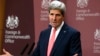 U.S. Secretary of State John Kerry speaks during a news conference at the Foreign and Commonwealth Office in London October 22, 2013.