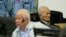 FILE: Khieu Samphan and Nuon Chea in a 2013 hearing at the Khmer Rouge tribunal. (Courtesy Image of Mark Peters/ECCC)