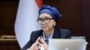 Menteri Luar Negeri Retno Marsudi hari Rabu (24/6) mengikuti pertemuan virtual bersama sejumlah menteri luar negeri membahas isu Israel-Palestina. Courtesy : Kemlu RI.