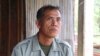 Chin Choy, 65, Champey commune councilor in Takeo province's Bati District, from the opposition Cambodia National Rescue Party (CNRP), defected to the ruling Cambodian People’s Party (CPP) amid threats to dissolve the opposition party, on November 1, 2017. (Sun Narin/VOA Khmer)