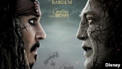 تصویری از پوستر بخش پنجم فیلم دزدان دریایی کارائیب