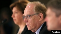 Richard McLaren devoile son rapport à Toronto, Ontario, Canada, le 18 juillet 2016. (Reuters/Peter Power)