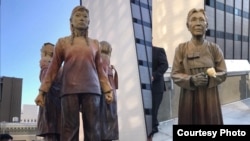 旧金山市的慰安妇塑像正式问世