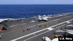美国海军罗斯福号航母在南中国海练兵（美国海军2020年3月19日）