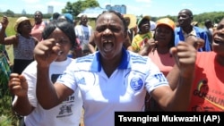 Zimbabwe War Veterans Demonstration
