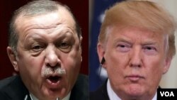 Shugaba Donald Trump da Shugaba Recep Tayyip Erdogon