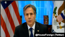 美国国务卿布林肯出席众议院外委会的听证（2021年9月13日）