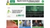 The Nigeria Centre for Disease Control home page displays a public health advisory on the coronavirus outbreak.