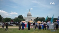 活动人士集会华盛顿 呼吁抵制北京冬奥