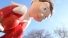 The Elf on the Shelf balloon makes it way down New York's Central Park West during the Macy's Thanksgiving Day Parade, Thursday Nov. 28, 2013 in New York. 